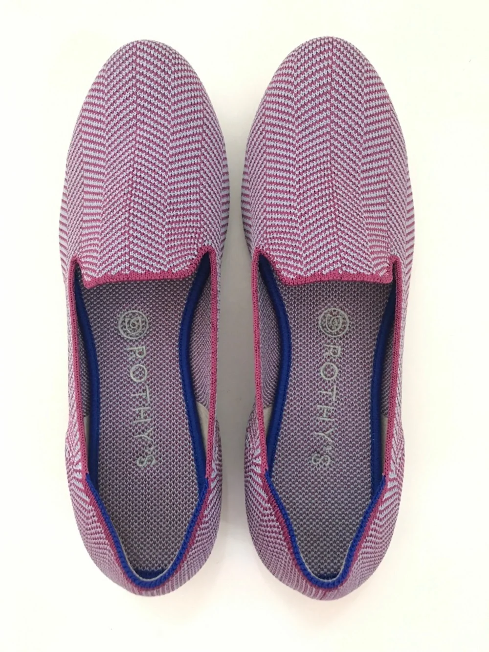 ROTHY’S The Loafer Herringbone Flat Amethyst Women’s Size 9